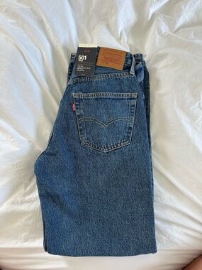 Levi's Straight Jeans in Blue Denim